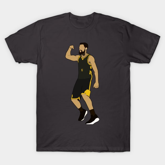 Klay Thompson Game Winner Flex - Golden State Warriors T-Shirt by xavierjfong